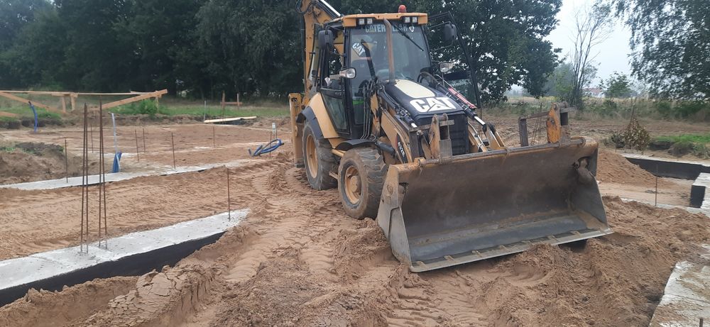 Usługi koparko-ładowarką