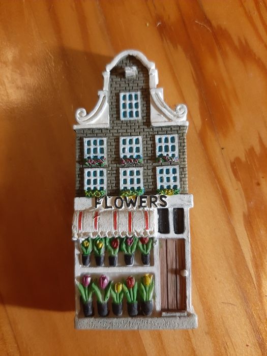 Íman canal de Amsterdão - Loja de flores