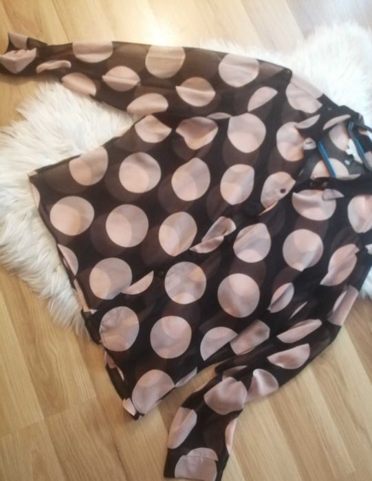 Koszula elegancka w duże kropy L/XL