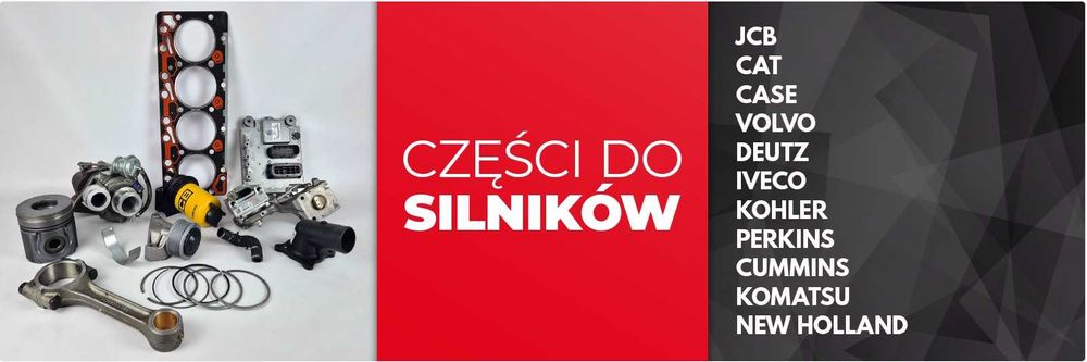 Części Silnikowe JCB CAT CASE NEW HOLLAND i inne