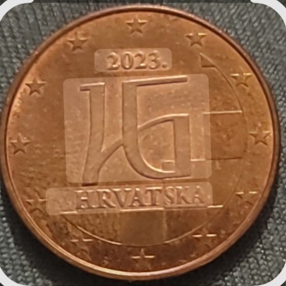Moeda 0,05€, Croácia 2023