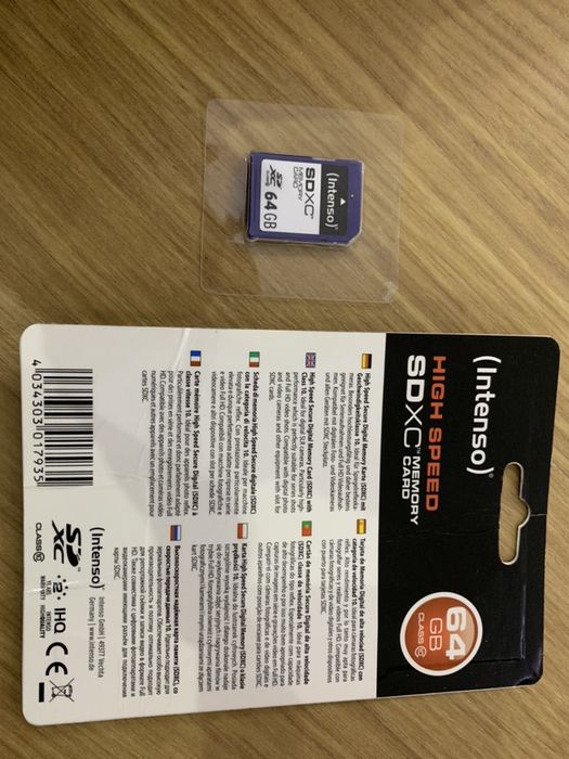 Intenso SDXC Memory Card 64GB Class 1064586017231361120