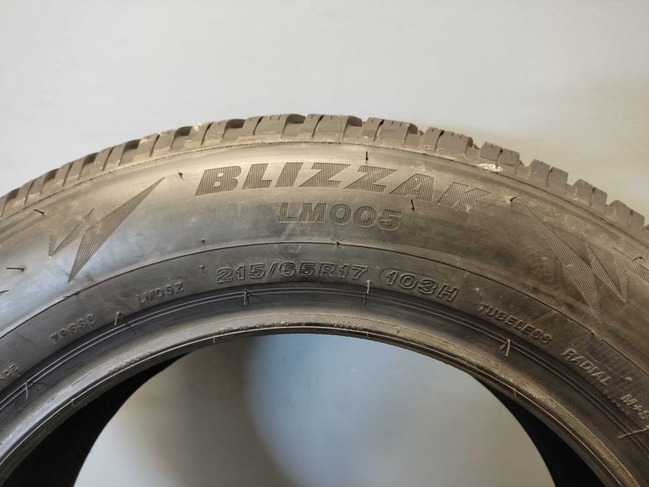 1x215/65R17 Bridgestone Blizzak LM005, 103H XL, 2019 rok, NOWA