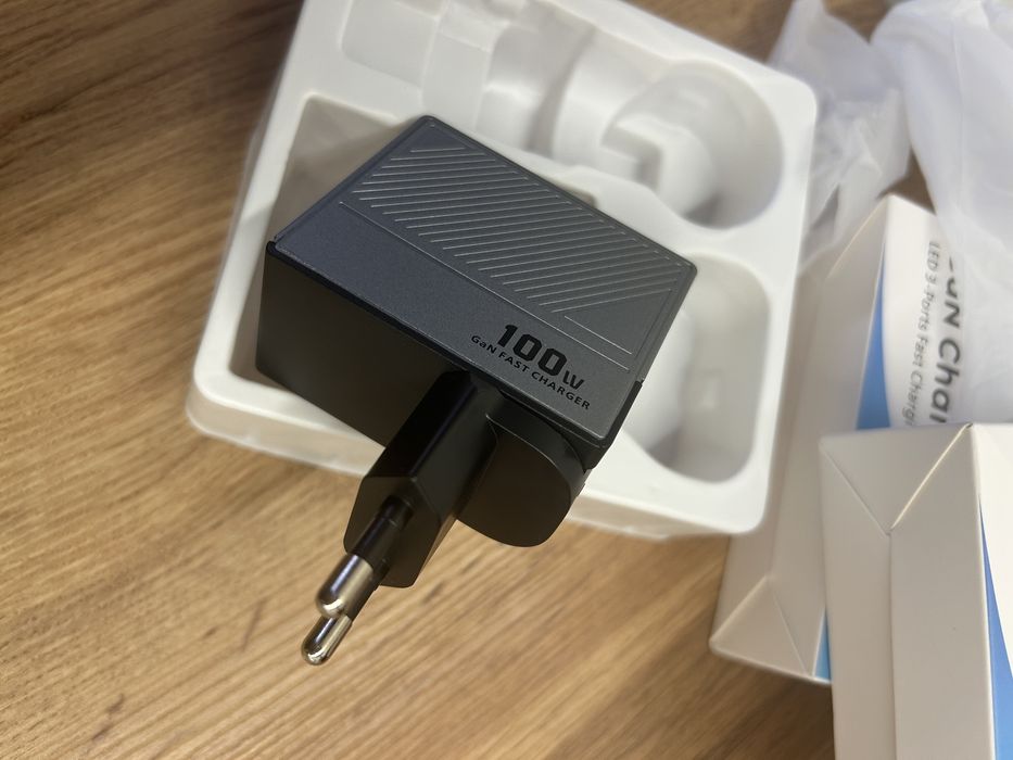 ‼️Блок живлення GaN Asometech 100W H811 pd телефону ноутбука type C