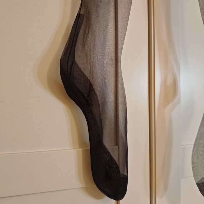 Angielskie pończochy nylonowe FF do pasa