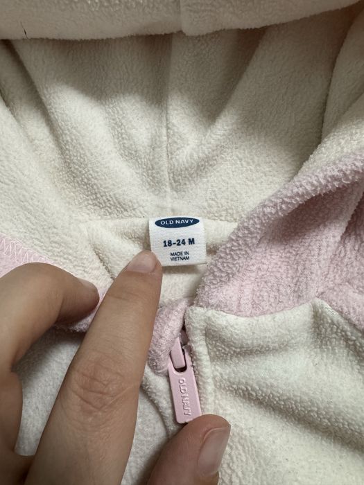 Комплект 3 Флісові Чоловічки ромпер old Navy 18-24m, Carters,Lupilu