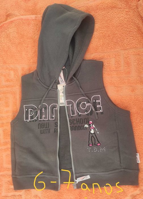 Colete para menina 6-7 anos