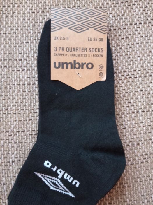 Skarpetki UMBRO w kolorze czarnym