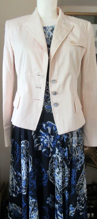 NOWA z METKAMI - piekna party sukienka midi JOHN ROCHA, 40/L, UK 14