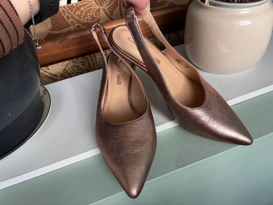 Мюлі  шкіряні Clarks