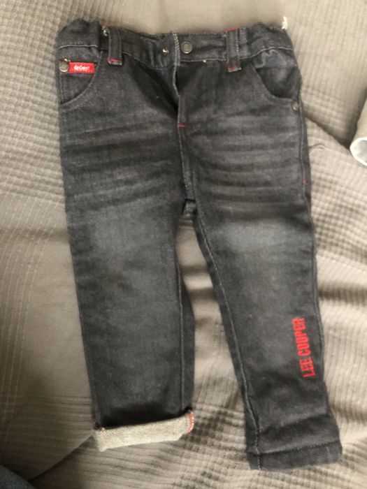 Komplet chłopięcy lee cooper 12m jeansy bluza dresowa