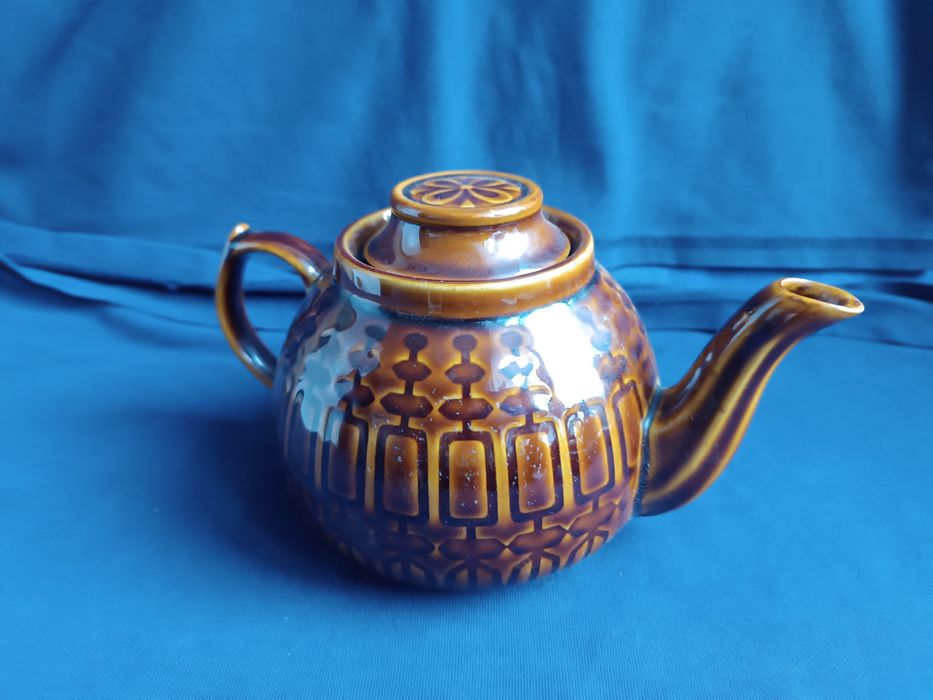 Imbryk wzór Aztecki porcelit Pruszków PRL