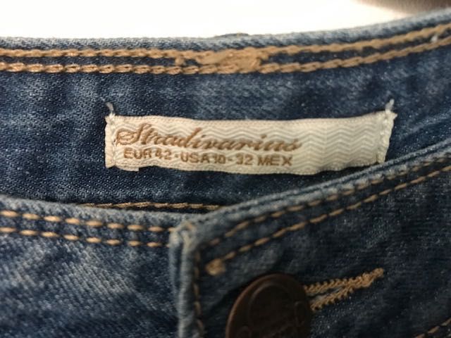 Calções de Ganga Stradivarius Nº 42 Novos