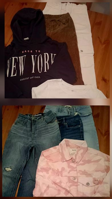 Zestaw ubrań dziewczęcych Zara rozm. 152 cm