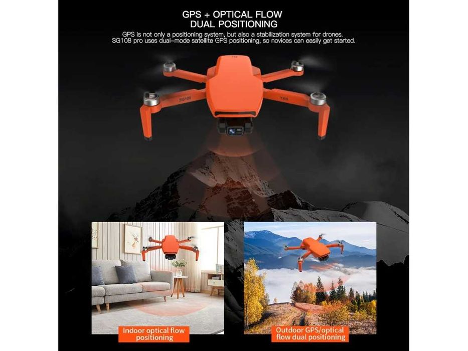 Drone SG108 com Câmara 4K HD–Novo na Caixa –incluído cartãoSD 64g 200€