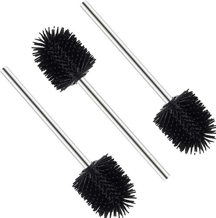 Valschen 3 sztuki silikonowych szczotek toaletowych