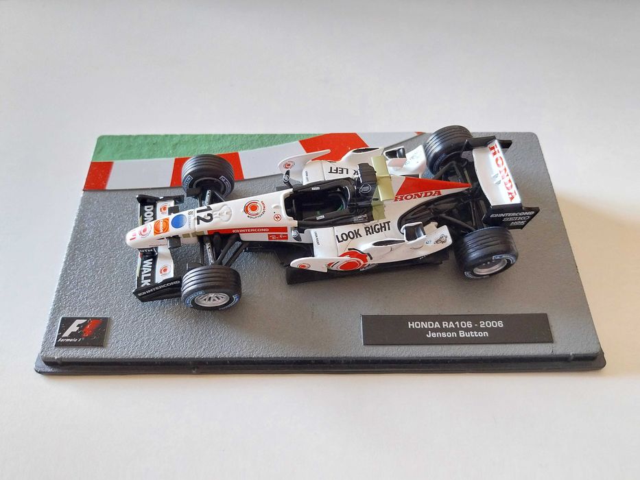 miniatura 1/43 HONDA RA106 Jenson Button (2006) | edição Altaya