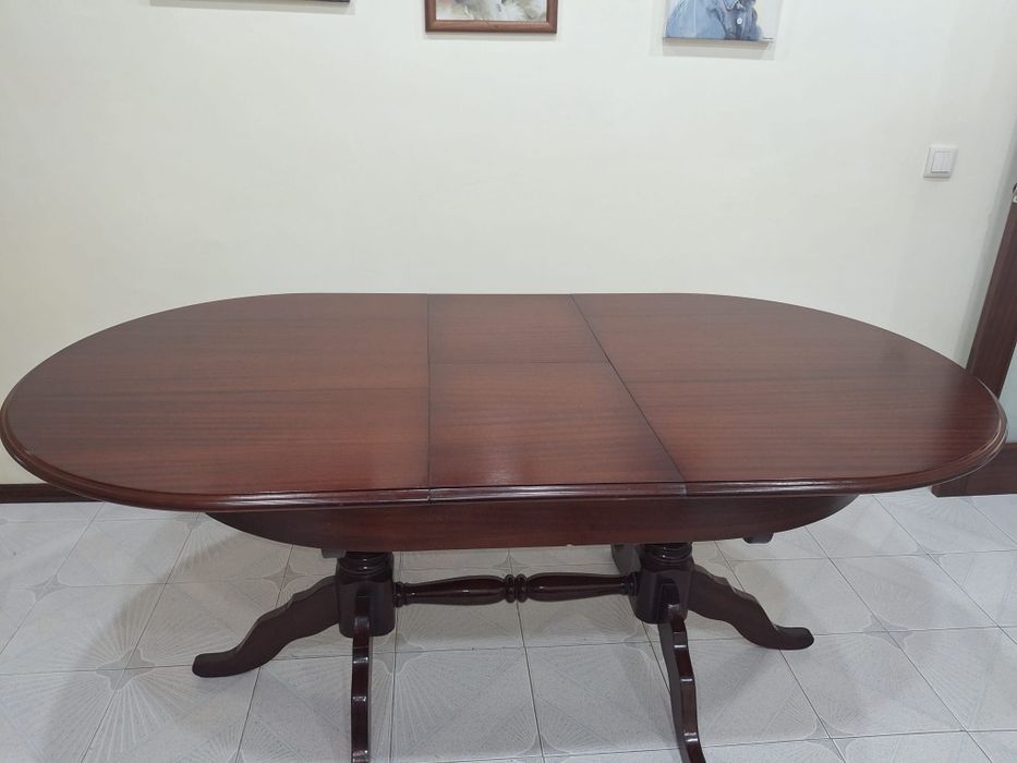 Mesa madeira como nova