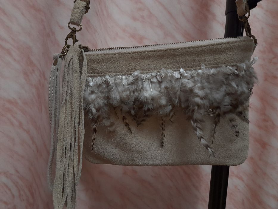 Borse in Pelle Италия кожаная замшевая сумка через плечо