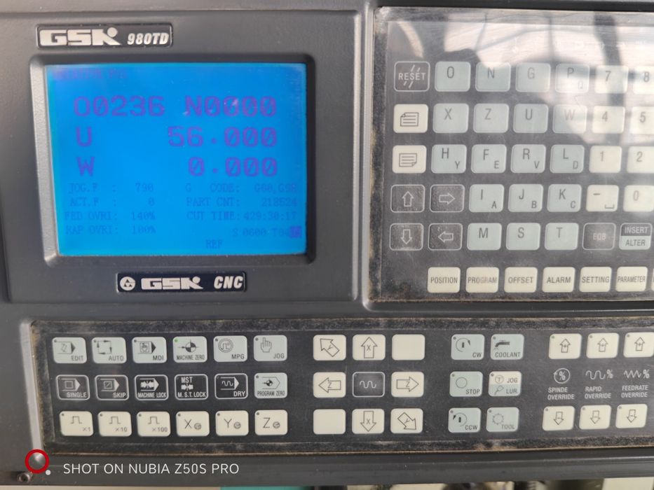 Tokarka CNC CK6132x750 mała