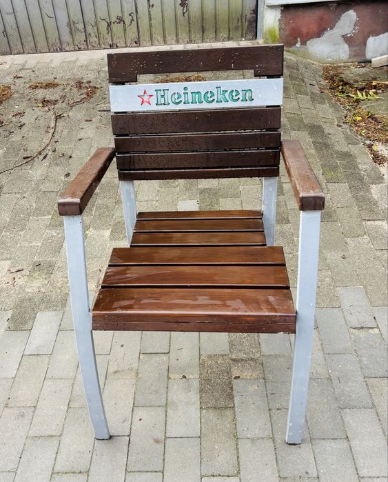 Krzesła ogrodowe / gastronomiczne– metal + drewno