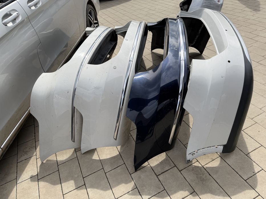 Бампер задній vw passat B7 хром  пассат Б7 Alltrack європа