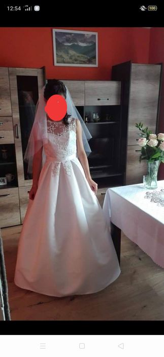 Suknia ślubna rozmiar s biała