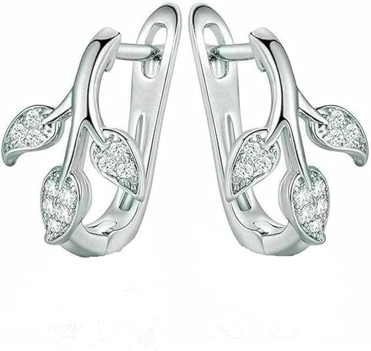 Серьги серебро стильные