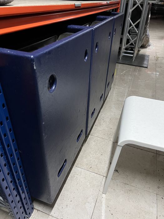 4 colunas Turbosound TMS 4 com drivers originais