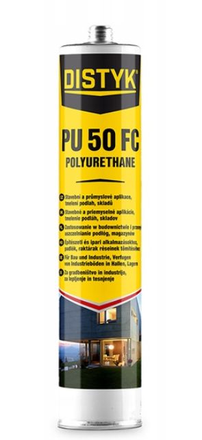 Uszczelniacz poliuretanowy PU 50 FC 300ml brązowy DISTYK