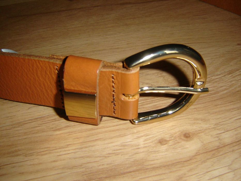 Pasek skórzany damski