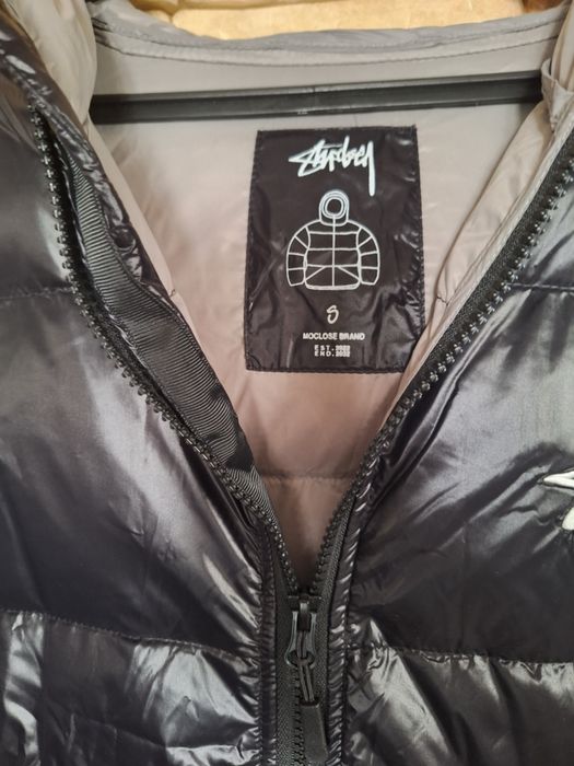 Kurtka puchowa stussy parka czarna  rozm.S Nowa