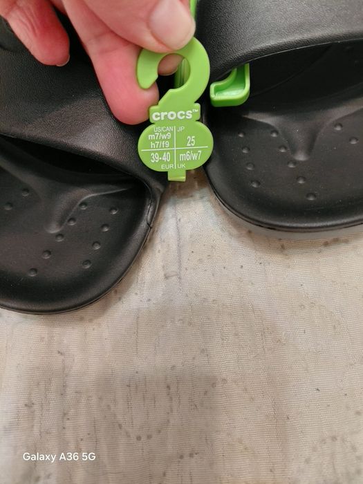 Шльопанці Crocs slide чорні
