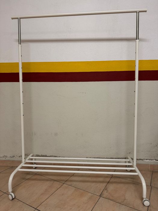 Suporte p/cabides, Riga, Ikea branco