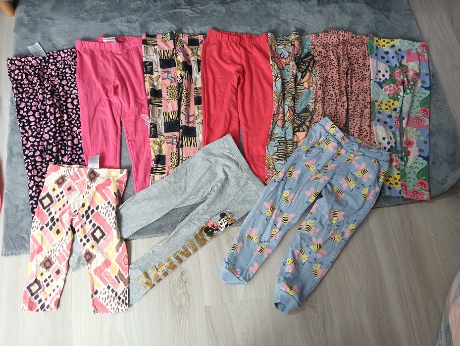 Getry i spodnie w rozmiarze 116