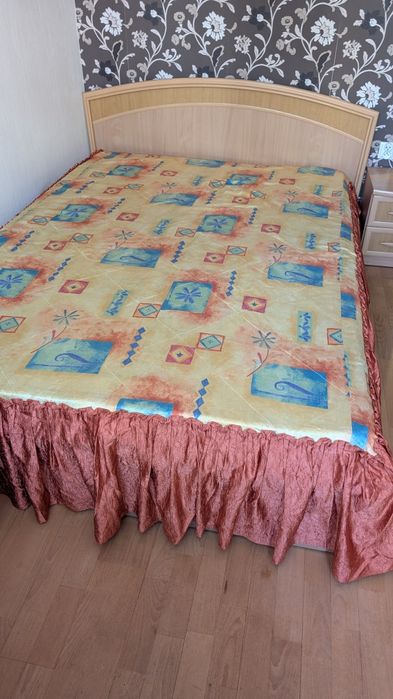 Narzuta na łóżko 140 x 200, zazdroska w okno i 3 poszewki