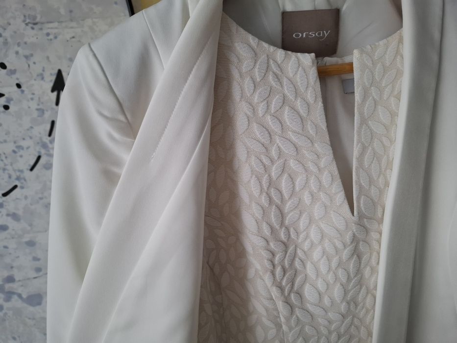 Komplet sukienka Emoi r. 42  i marynarka Orsay r.40