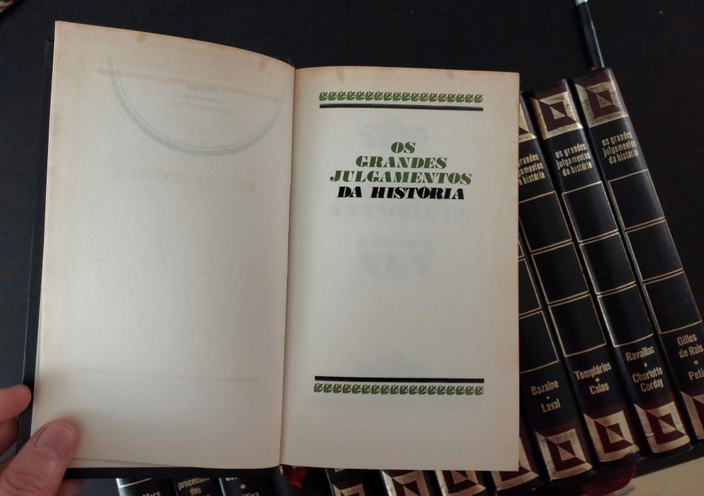 13 livros Os Grandes Julgamentos da Historia