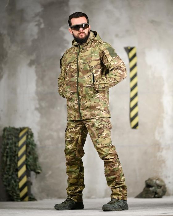 Україна весна осінь куртка штани тактичний костюм 7.62 мультикам