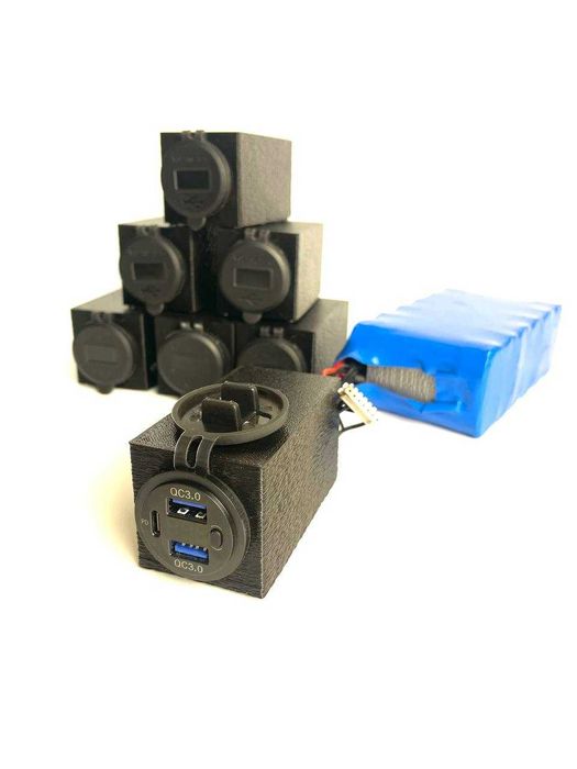Блок живлення від батареї з XT60, USB, перехідник від FPV батареї
