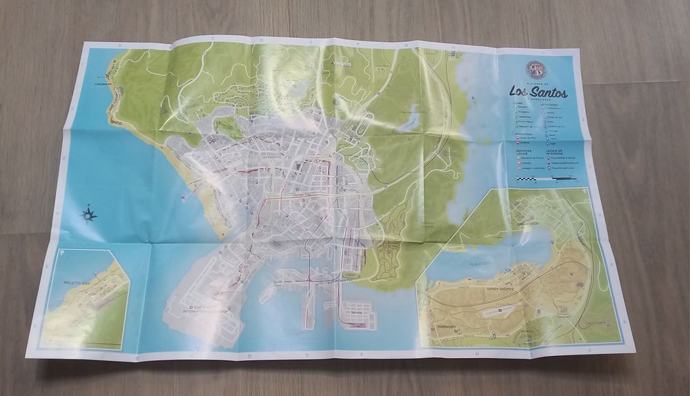 Mapa Los Santos jogo GTA V