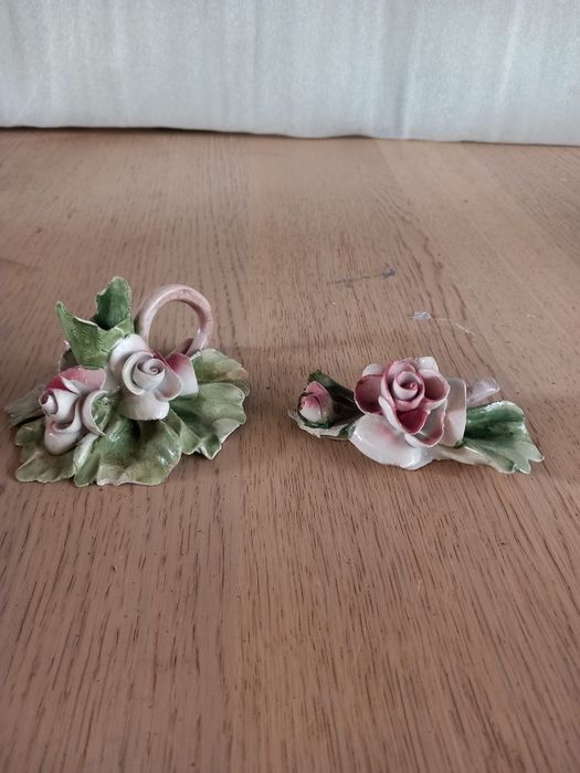 Conjunto de peças em porcelana