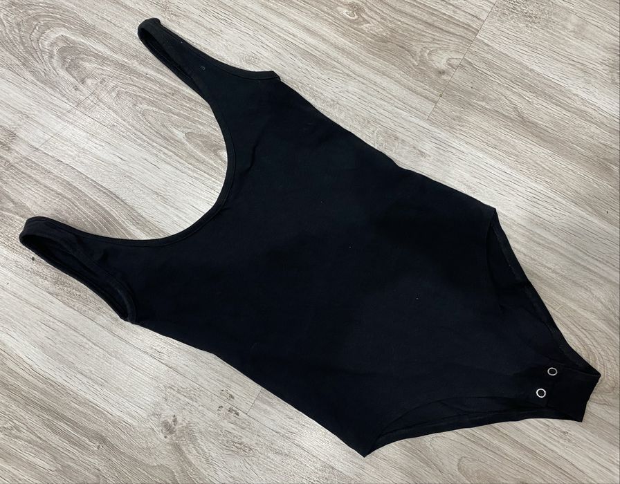 Czarne body Sinsay xs bawełna jak nowe