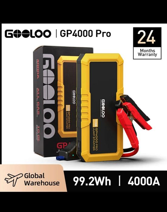 Джампер, павербанк GooLoo GP4000Plus, VTOMAN 4500A V10 Pro