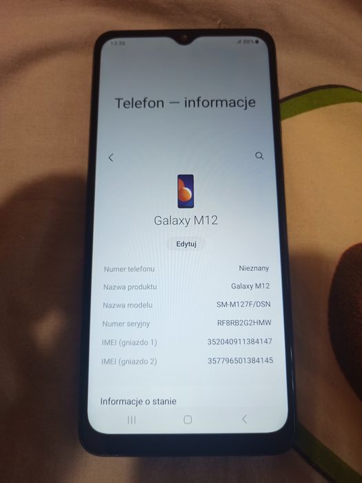 Samsung Galaxy M12 (SM-M127F/DSN)