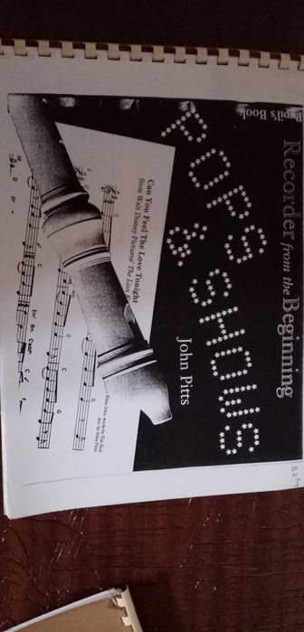 Manuais de métodos de flauta de bisel e formação musical