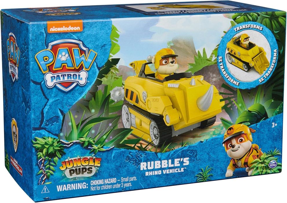 Щенячий Патруль Джип Крепыш носорог Paw Patrol Rubble Rhino Jungle