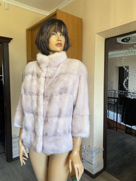 Рр 48. Норковая шубка ‘ сирень. Италия