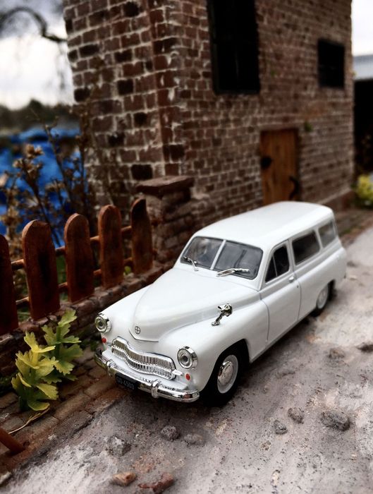 Prospekt- WARSZAWA 201F-auta PRL,model,autka,kolekcja