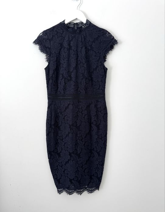 H&M ołówkow sukienka z koronki